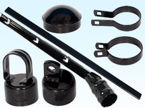 fititngs galvanized chain link fence fittings