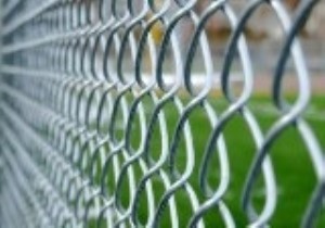 galvanized chain link fence