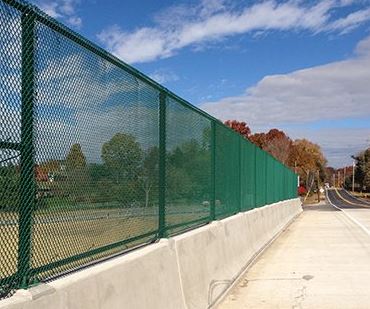 vinyl coated chain link fence
