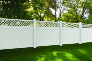 Winsor Latice Straight Line winsor latice fence