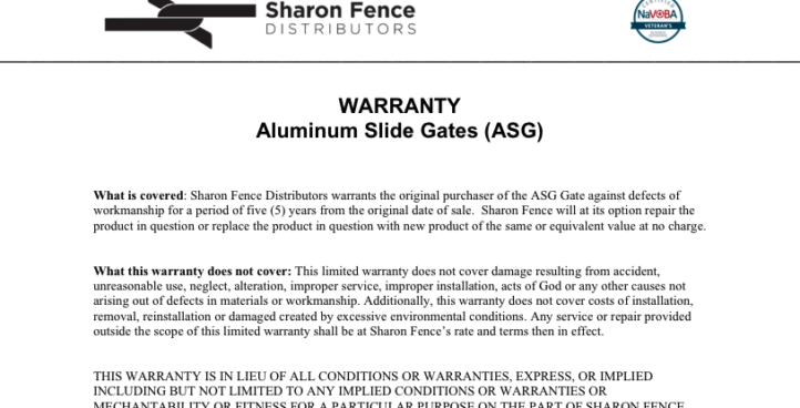Aluminum Slide Gates